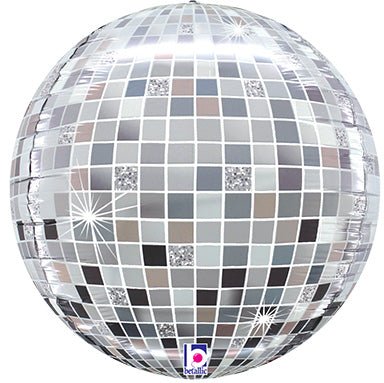 15" Disco Ball Globe - Silver
