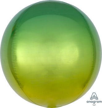 15" Ombre Orbz - Yellow & Green