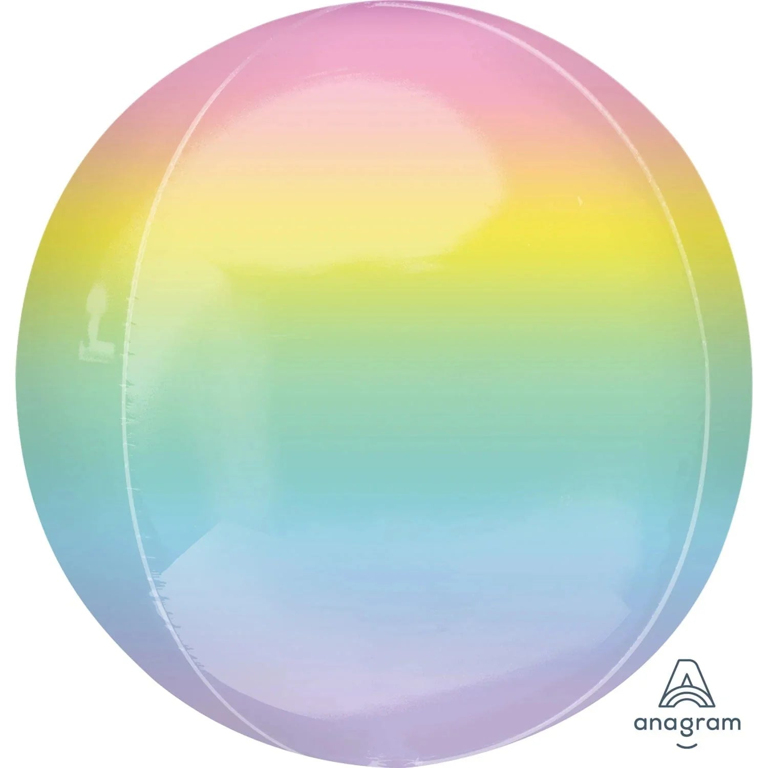 15" Ombrez Orbz - Pastel Rainbow