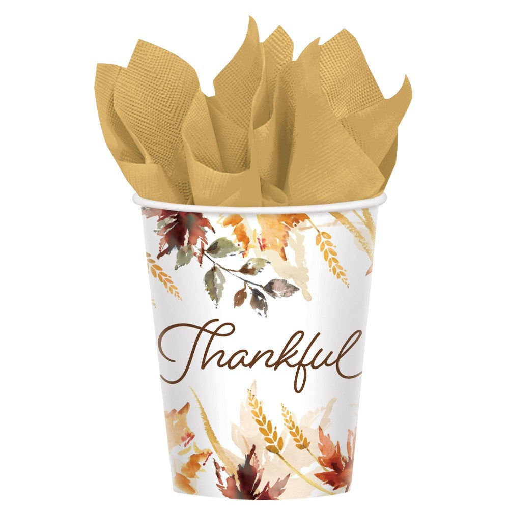 9oz Cups - Classic Thanksgiving (50ct) - Amscan
