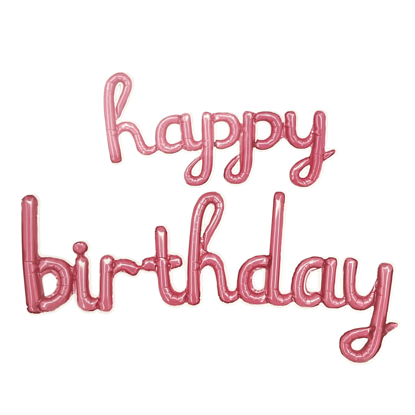 16" Balloon Banner - Cursive Happy Birthday