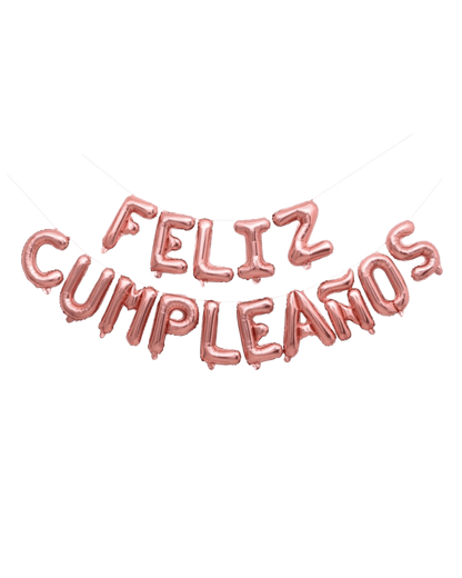 16" Balloon Banner - Feliz Cumpleanos