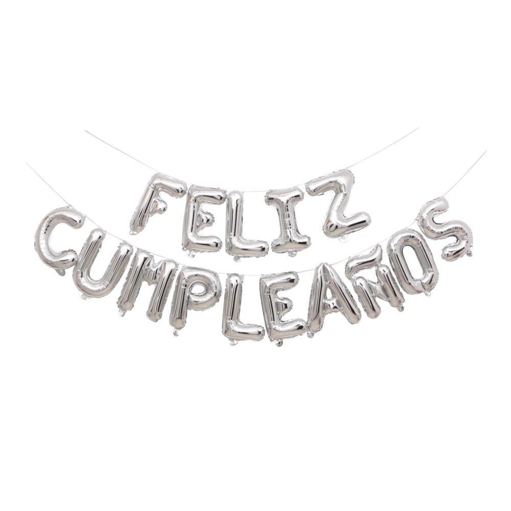 16" Balloon Banner - Feliz Cumpleanos