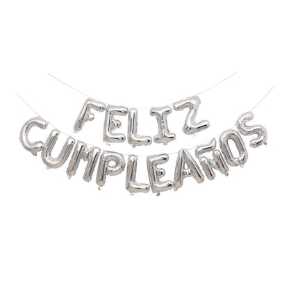 16" Balloon Banner - Feliz Cumpleanos