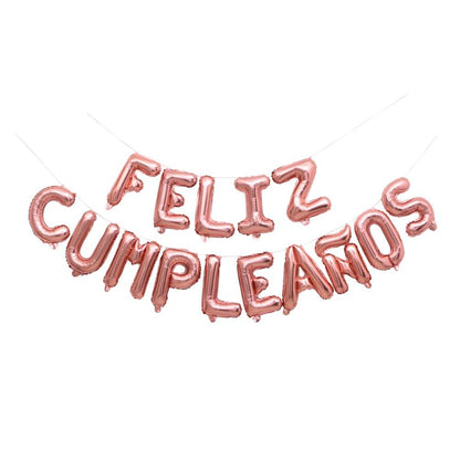 16" Balloon Banner - Feliz Cumpleanos
