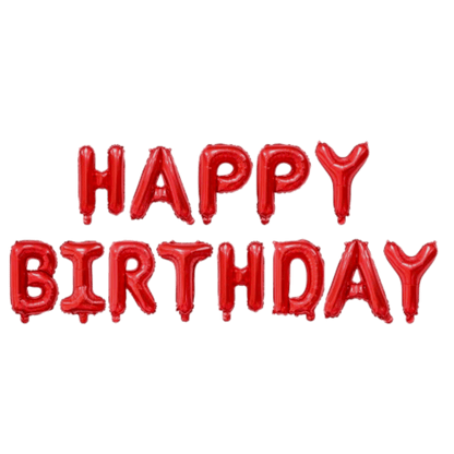 16" Balloon Banner - Happy Birthday