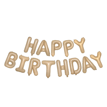 16" Balloon Banner - Happy Birthday