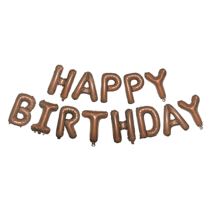16" Balloon Banner - Happy Birthday