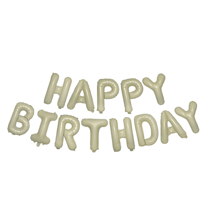 16" Balloon Banner - Happy Birthday