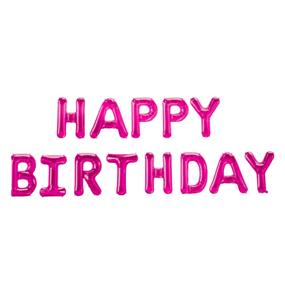 16" Balloon Banner - Happy Birthday