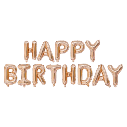 16" Balloon Banner - Happy Birthday