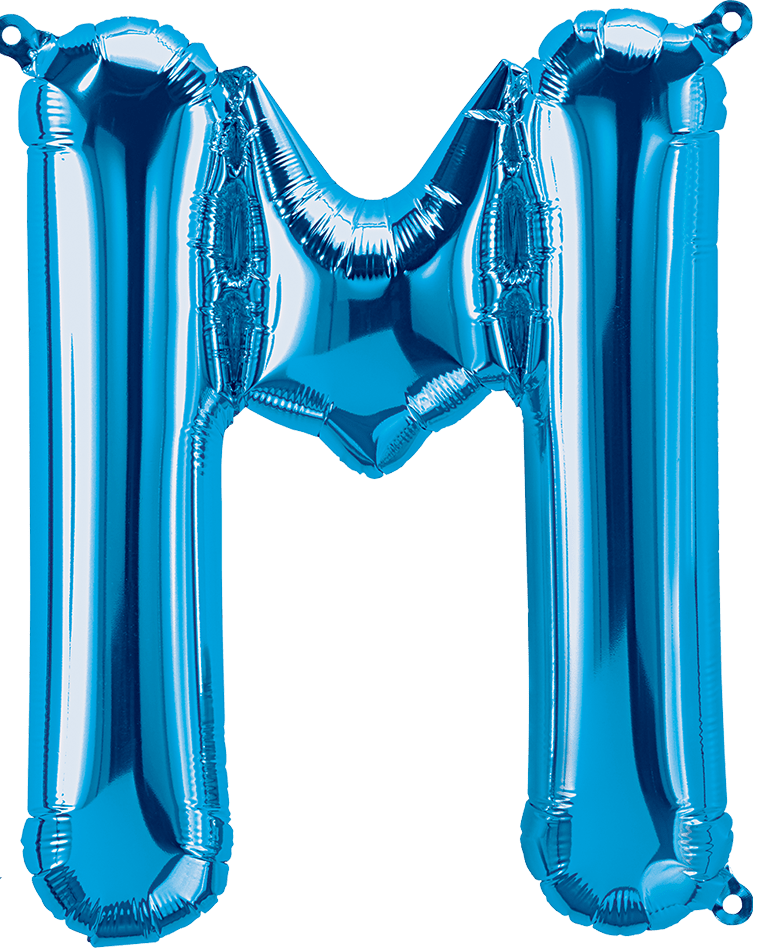 16" Balloon Letters - Blue - Party America