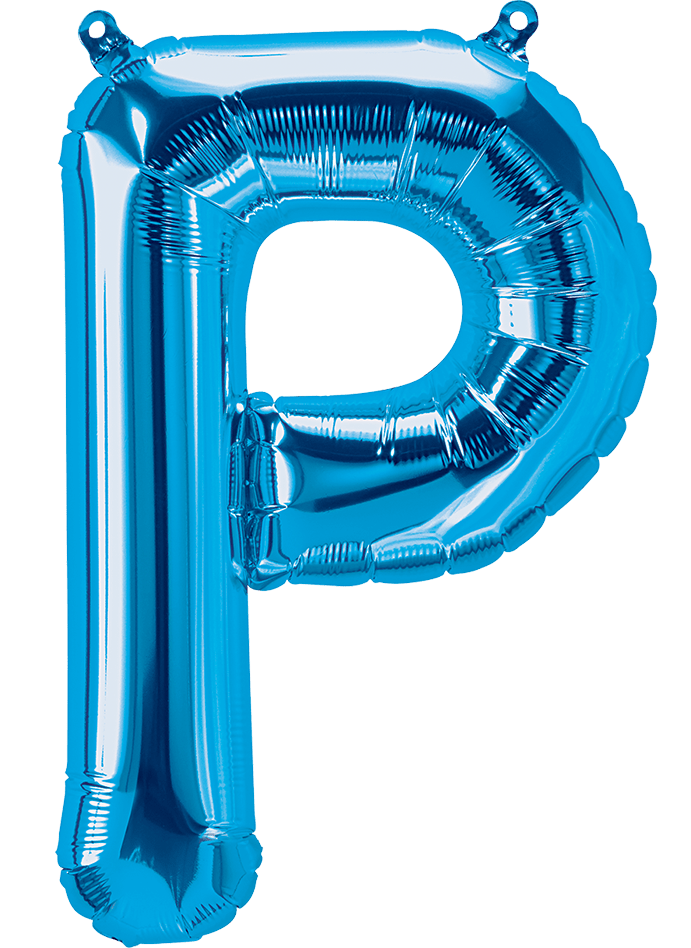 16" Balloon Letters - Blue - Party America