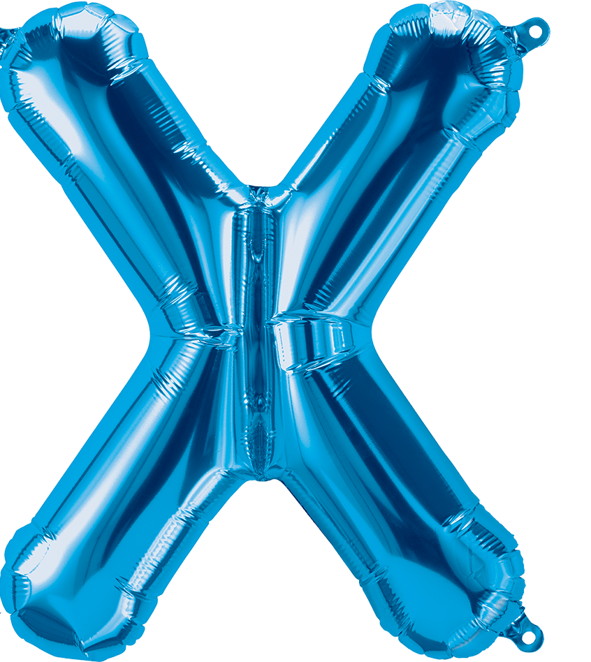 16" Balloon Letters - Blue - Party America