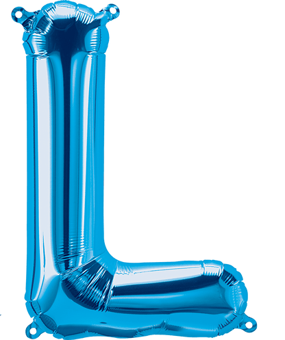 34" Balloon Letters - Blue - Party America