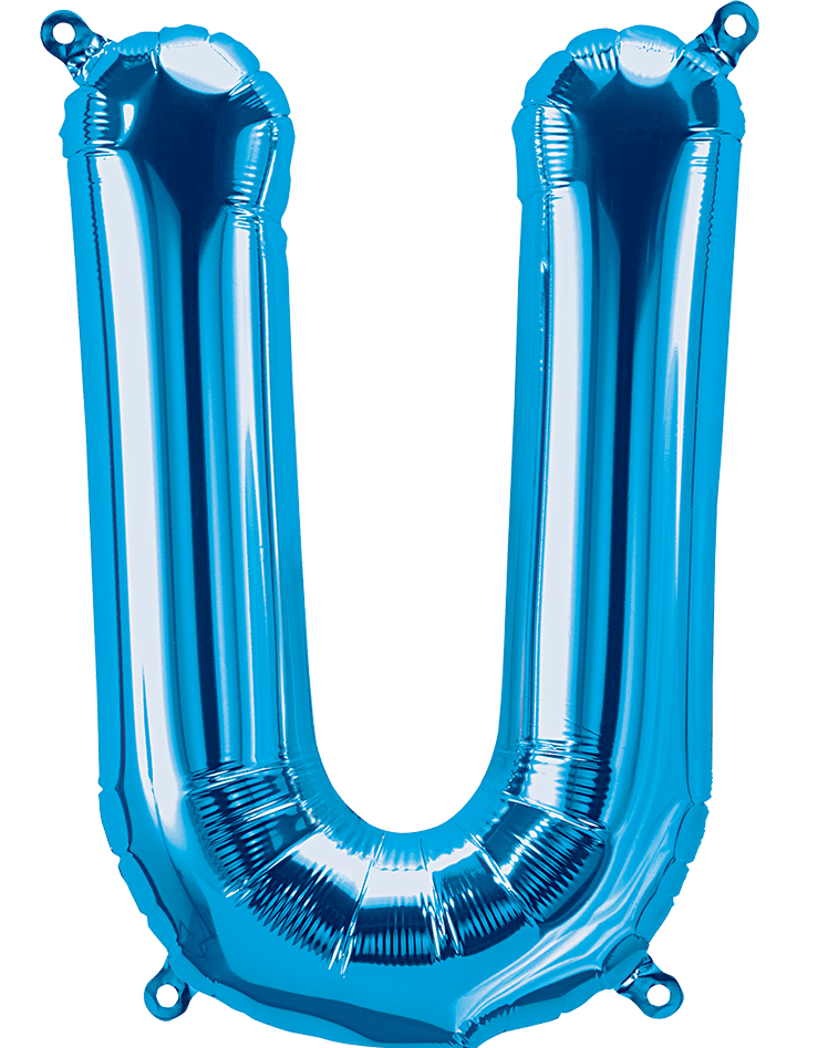 16" Balloon Letters - Blue - Party America