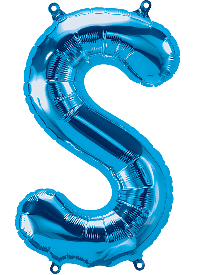 34" Balloon Letters - Blue - Party America