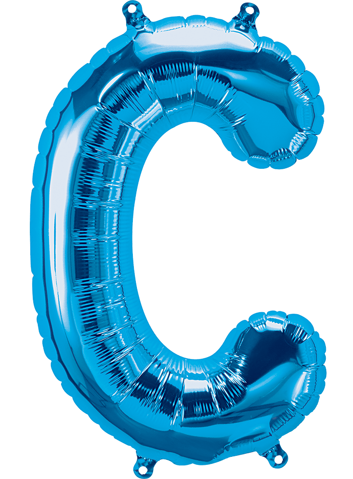 16" Balloon Letters - Blue - Party America