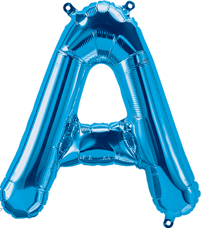 34" Balloon Letters - Blue - Party America