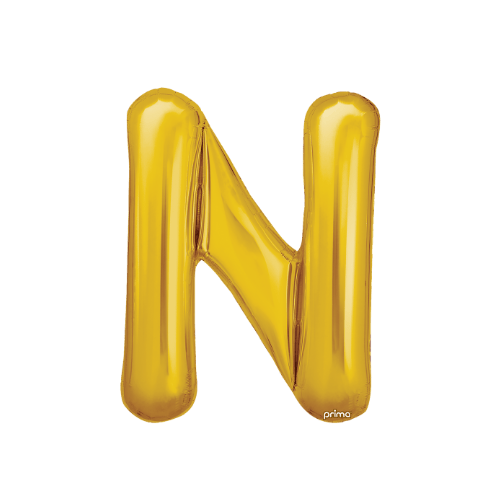 16" Balloon Letters - Gold (2ct)