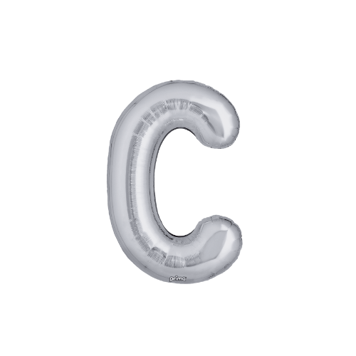 16" Balloon Letters - Silver (2ct)