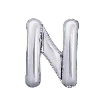 16" Balloon Letters - Silver (2ct)