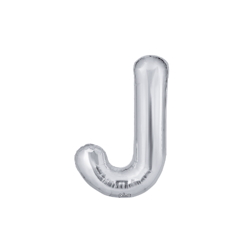16" Balloon Letters - Silver (2ct)