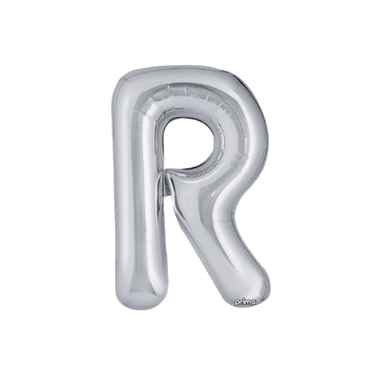 16" Balloon Letters - Silver (2ct)