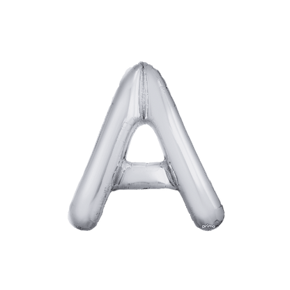 16" Balloon Letters - Silver (2ct)