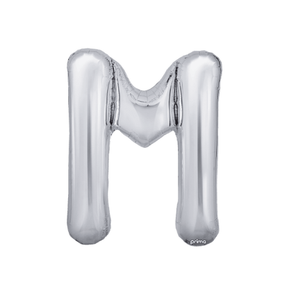 16" Balloon Letters - Silver (2ct)