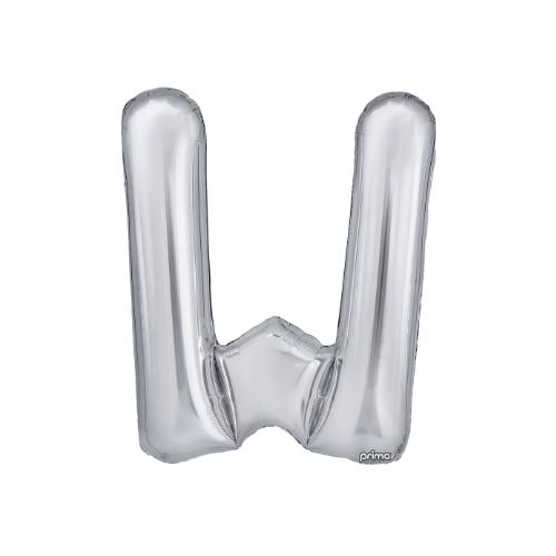 16" Balloon Letters - Silver (2ct)