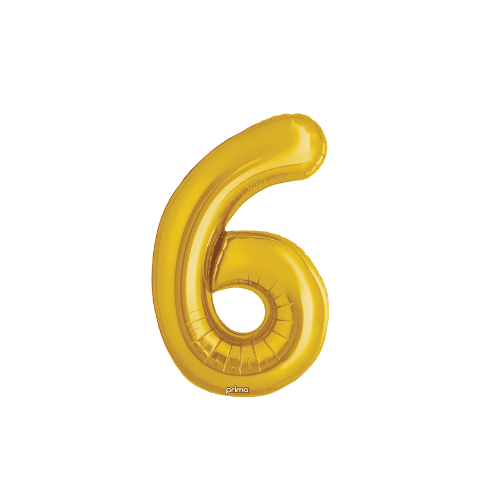 16" Balloon Numbers - Gold (2ct)