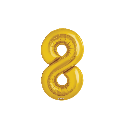 16" Balloon Numbers - Gold (2ct)