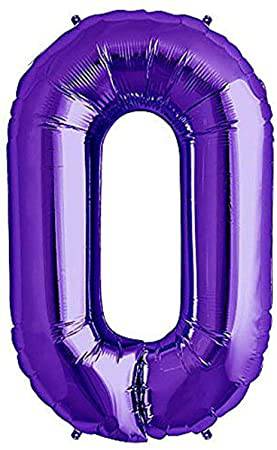 16" Balloon Numbers - Purple - Party America