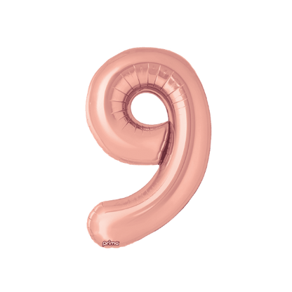 16" Balloon Numbers - Rose Gold (2ct)