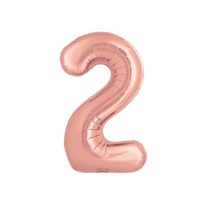 16" Balloon Numbers - Rose Gold (2ct)