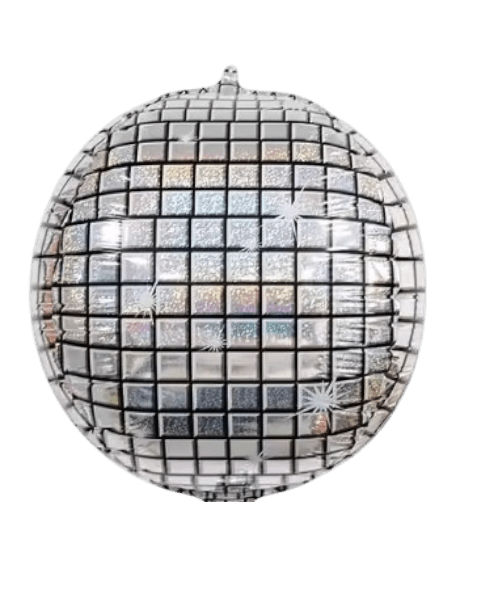 16" Holographic Disco Ball - Silver