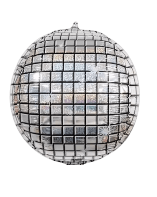 16" Holographic Disco Ball - Silver