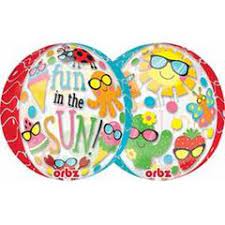 16" Orbz Fun in the Sun Cute Characters Balloon