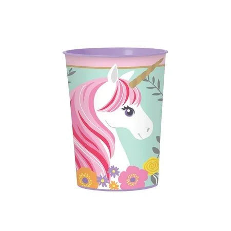 16oz Plastic Cup - Magical Unicorn (12ct)