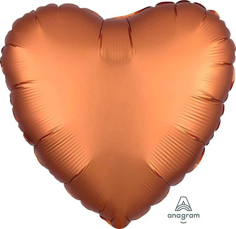 17" Heart - Satin Luxe Amber (4ct)