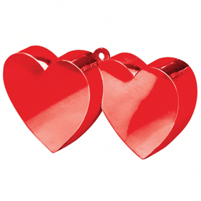 170g Double Heart Weight - Red - Amscan