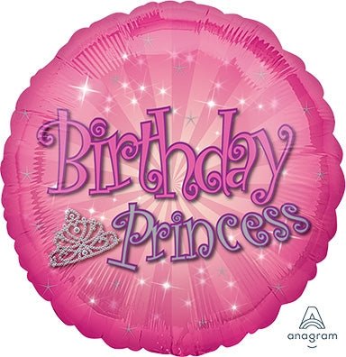 18" Birthday Princess (10ct)