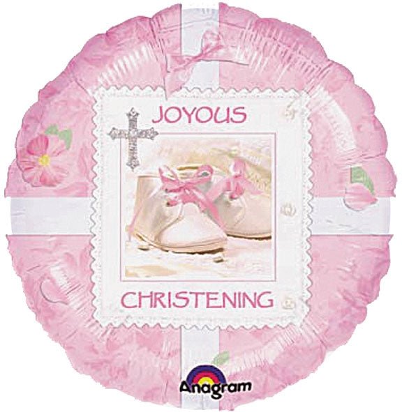 18" Christening - Pink (5ct)