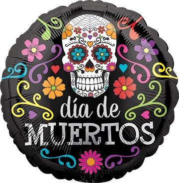 18" Colorful dia de Muertos (10ct)