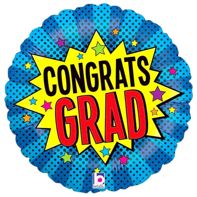 18" Congrats Grad Burst - Betallic