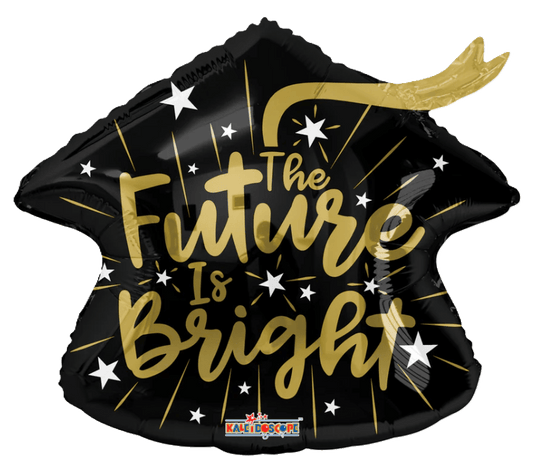 18" Congrats Grad The Future is Bright (100ct) - Conver USA