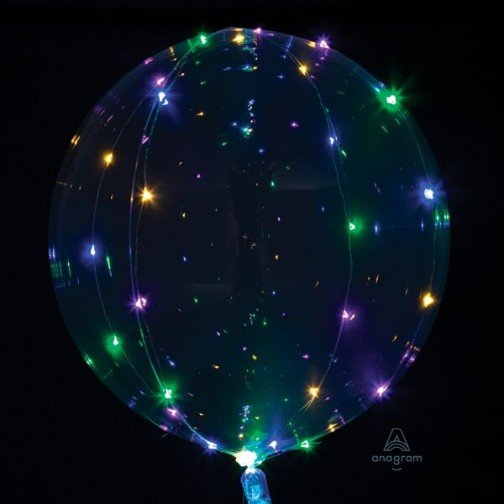 18" Crystal Clearz with Multicolor Lights