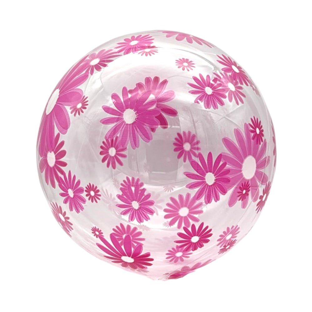 18" Daisy Bobo Balloon - Fuchsia - PPD