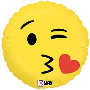 18" Emoji Kiss